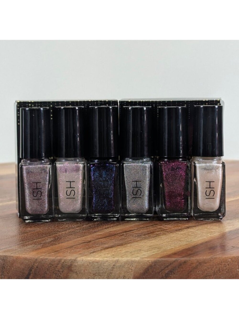Lot of 2 ISH Nail Lacquer Trio Set - Illuminate & Sparkle Collections